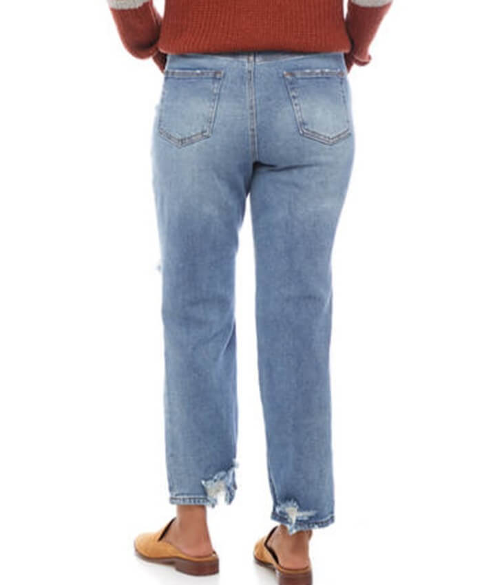  Almost Famous Junior's Destructured Dad Jeans